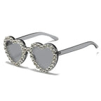 Peach Heart Sunglasses For Women - Viexta