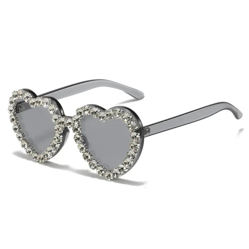 Peach Heart Sunglasses For Women - Viexta