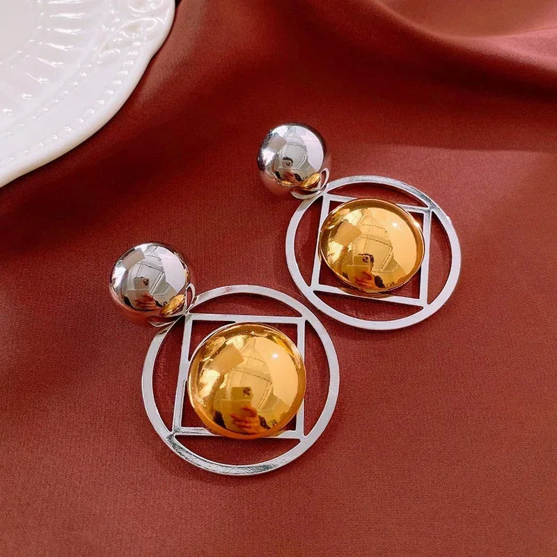 High-grade Earrings Temperament Contrast Color - Viexta