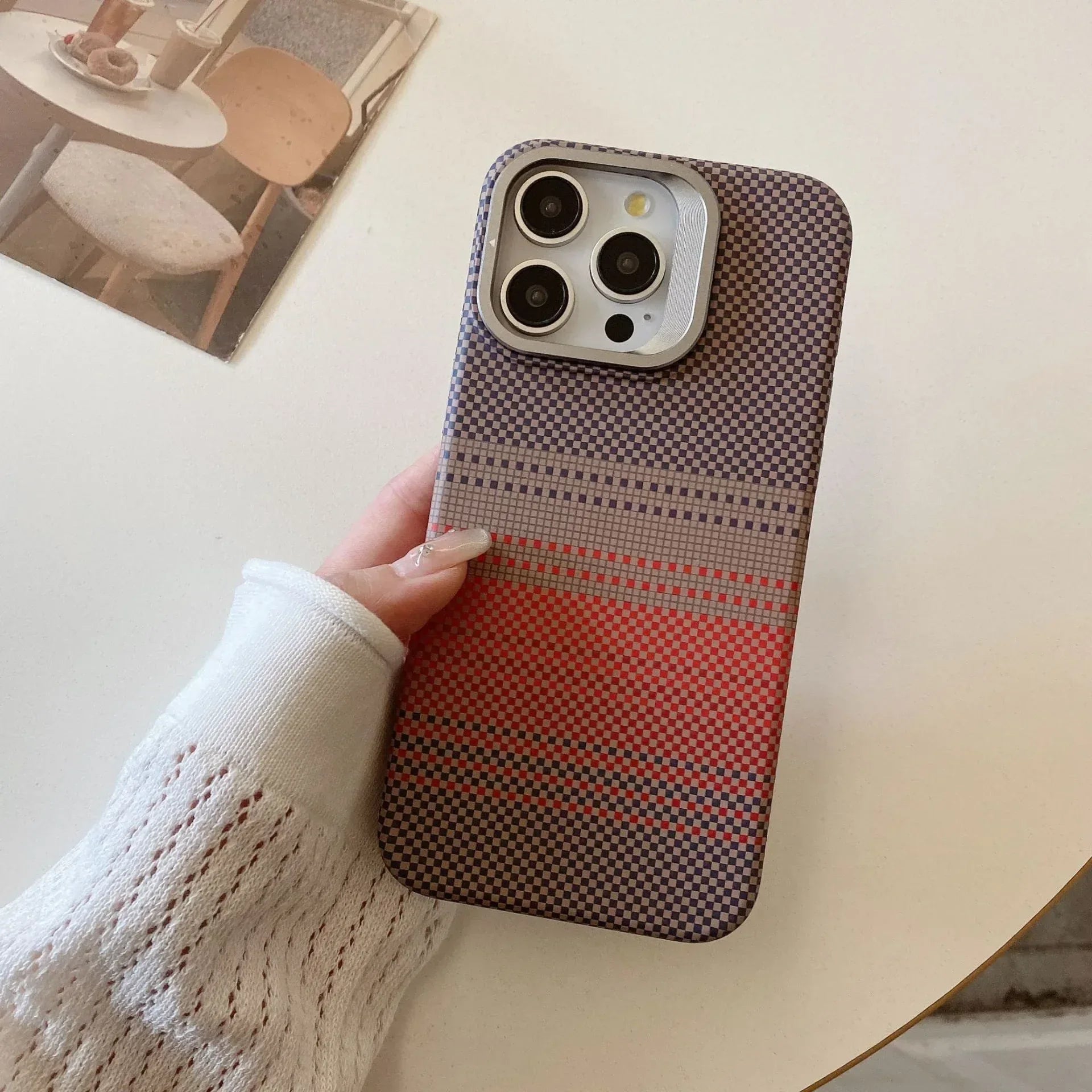 Magnetic Metal Lens Holder iPhone Case - Viexta