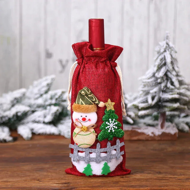 christmas-decorations-christmas-wine-bottle-socks - Viexta
