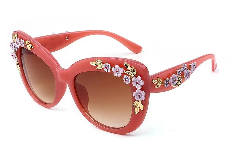 Women Sunglasses Flower - Viexta