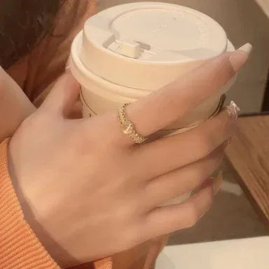 Double Layer Zircon Ring - Viexta