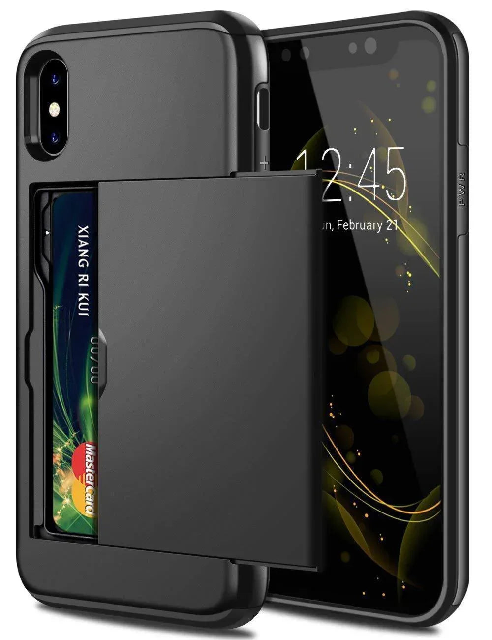 Mobile phone with card case for IPHONE - Viexta