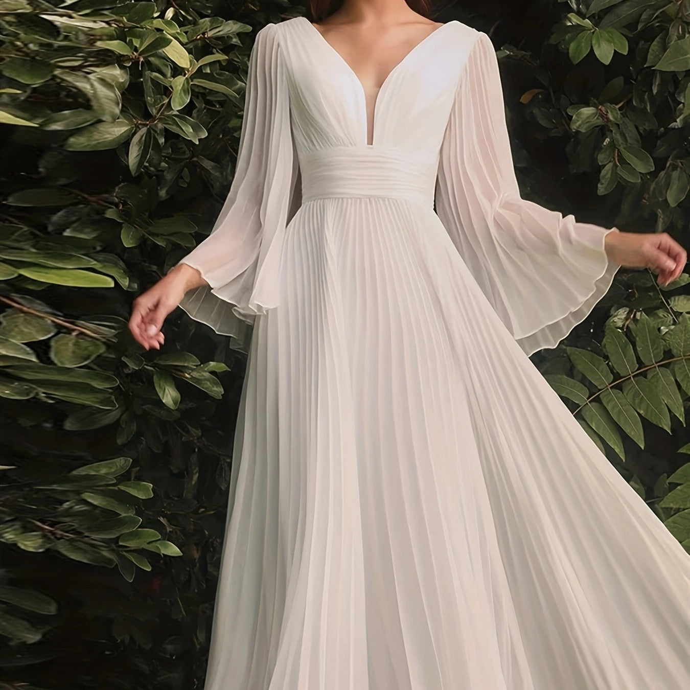 Women' V-neck Banquet Dress