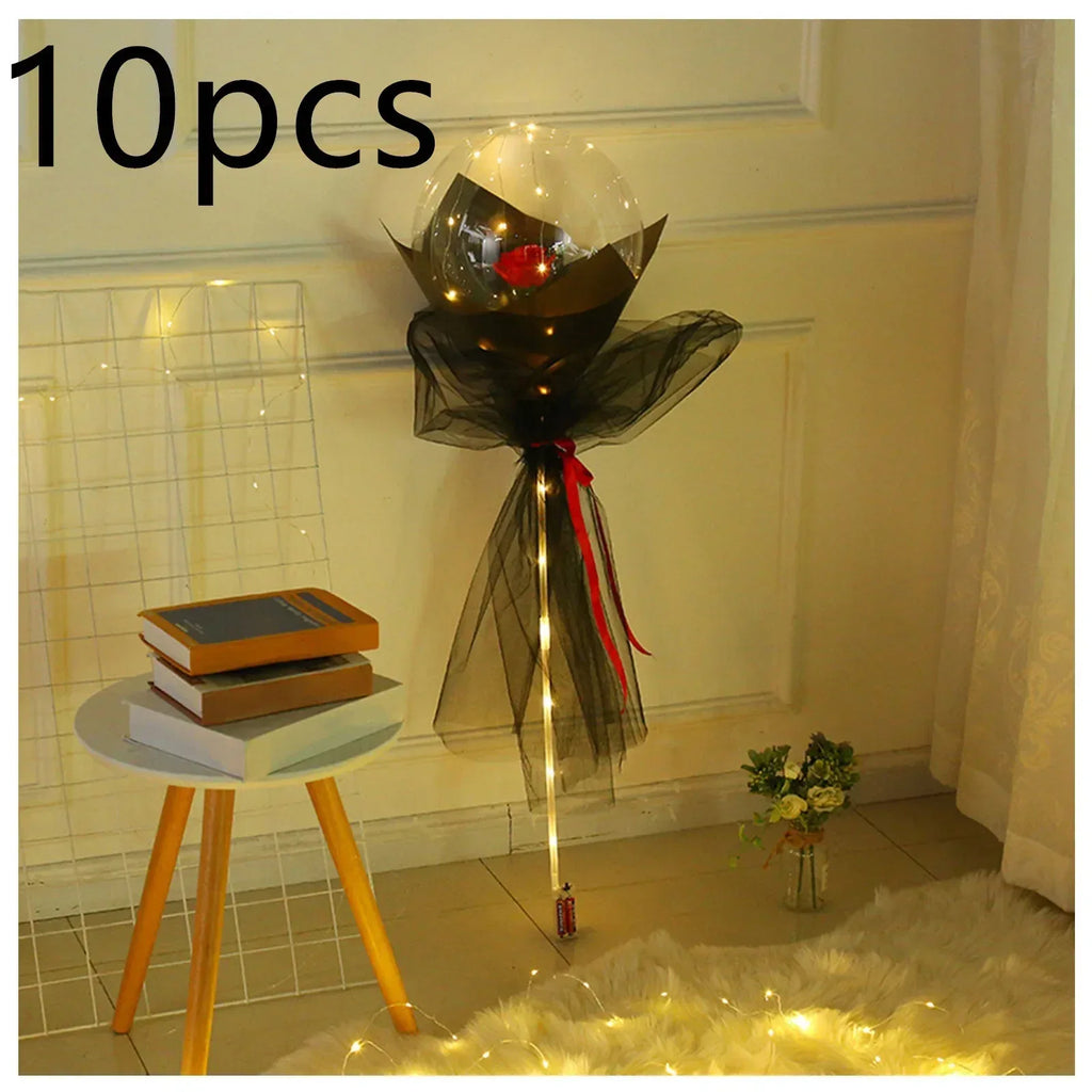 LED Luminous Balloon Rose Bouquet - Viexta
