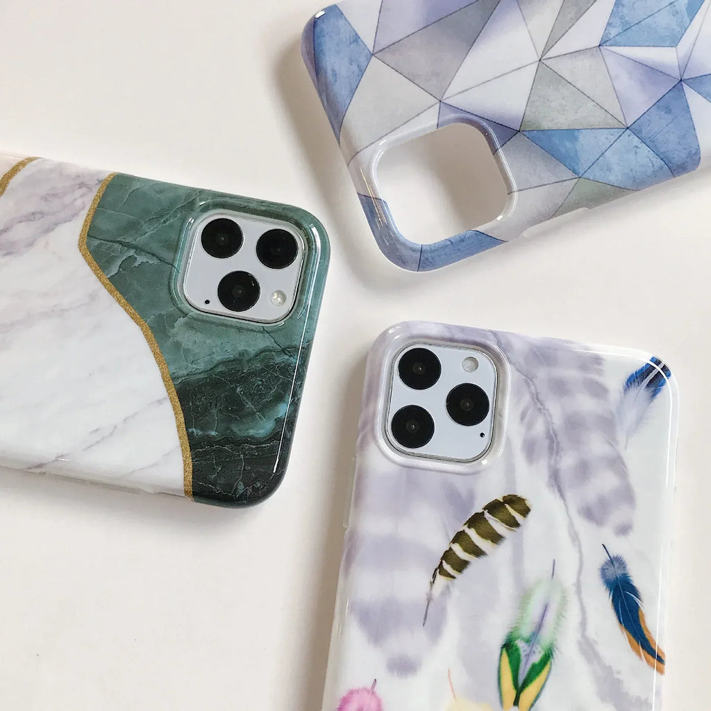 Geometric Marble Cases for IPHONE - Viexta