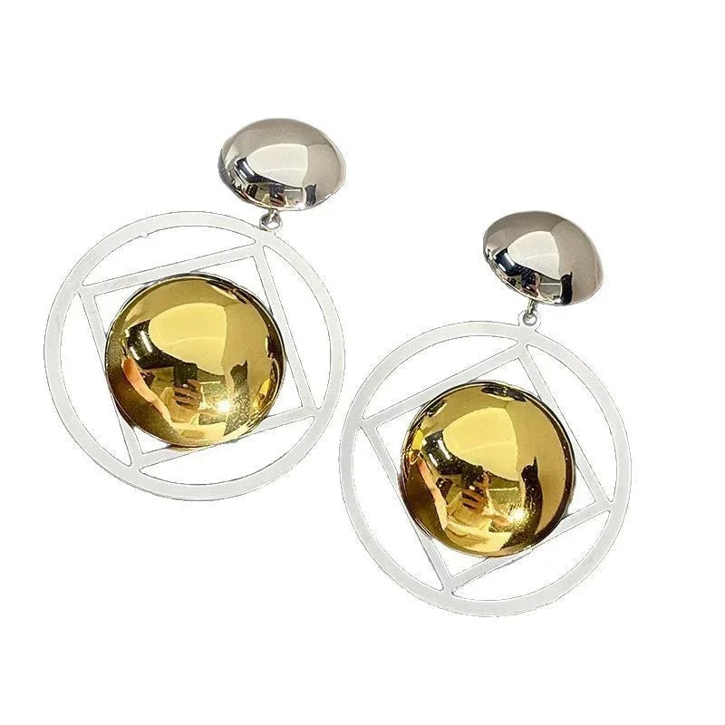 High-grade Earrings Temperament Contrast Color - Viexta