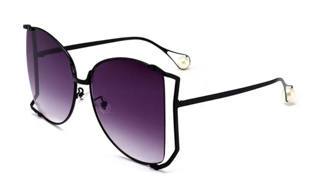 Square Women Metal Frame Sunglasses - Viexta