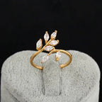 Wavy zircon ring - Viexta
