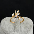 Wavy zircon ring - Viexta