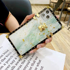 Gold foil drop gel iphone case - Viexta