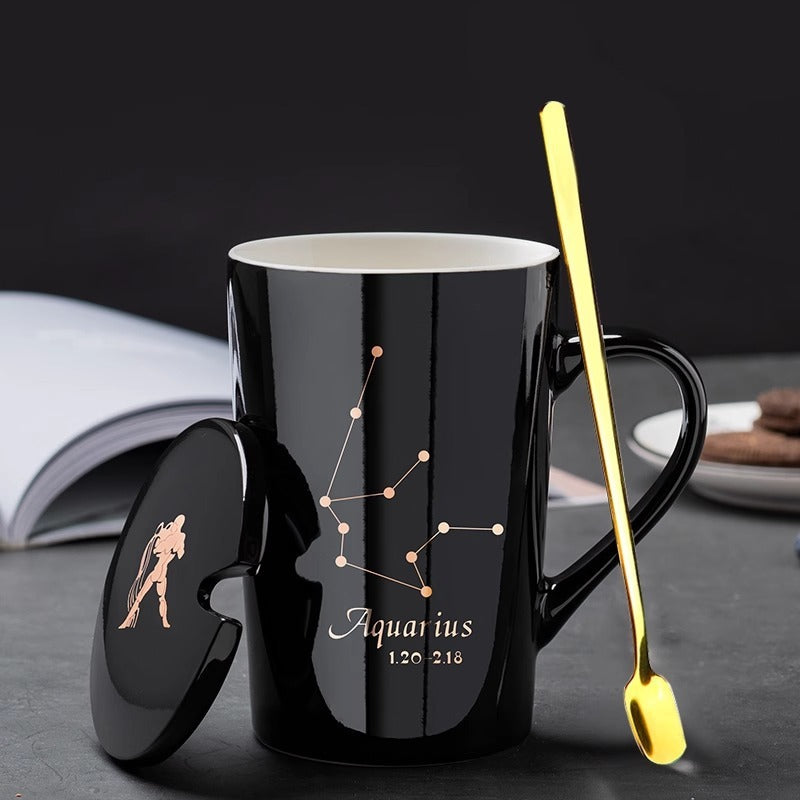 Twelve Constellation Ceramic Cup Set