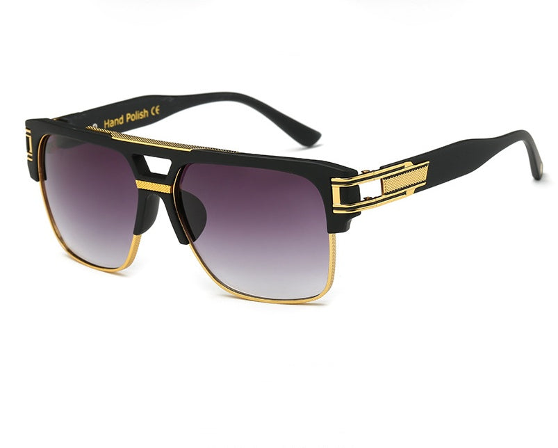 Retro Colorful Reflective Sunglasses