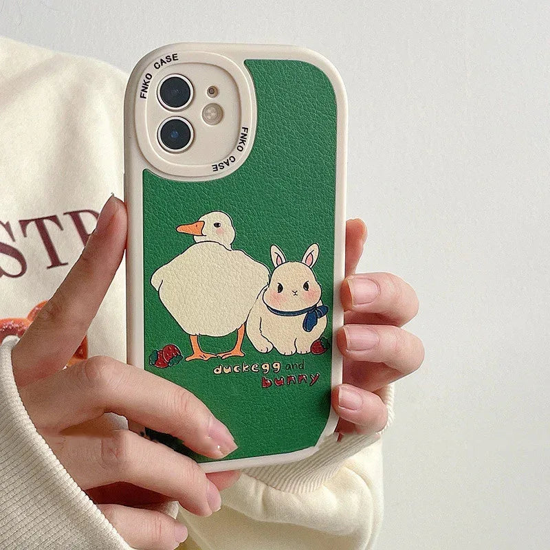 Cartoon Rabbit Anti Fall iPhone case - Viexta