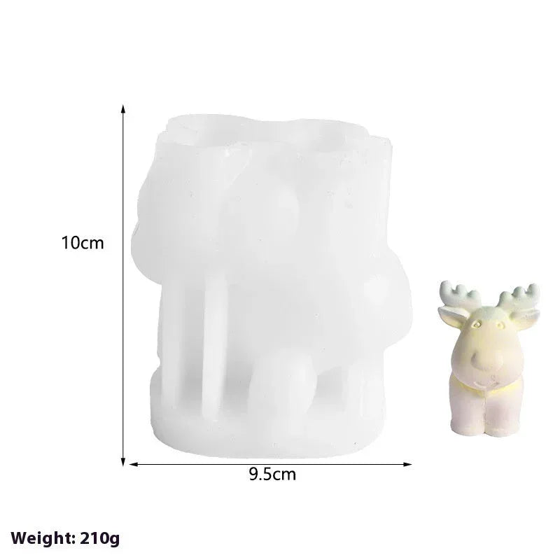 christmas-three-dimensional-bubble-ball-christmas-tree-candle-mould - Viexta