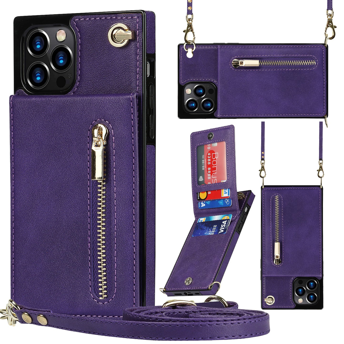 Crossbody XR Zipper iPhone Cover