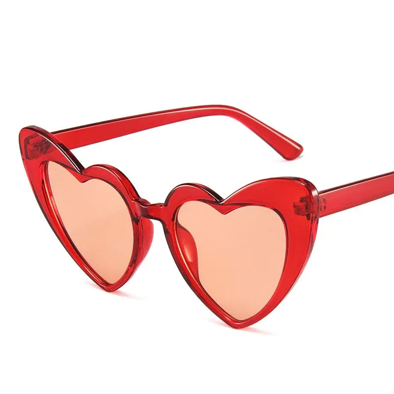 Large Frame Heart Statement Glasses - Viexta
