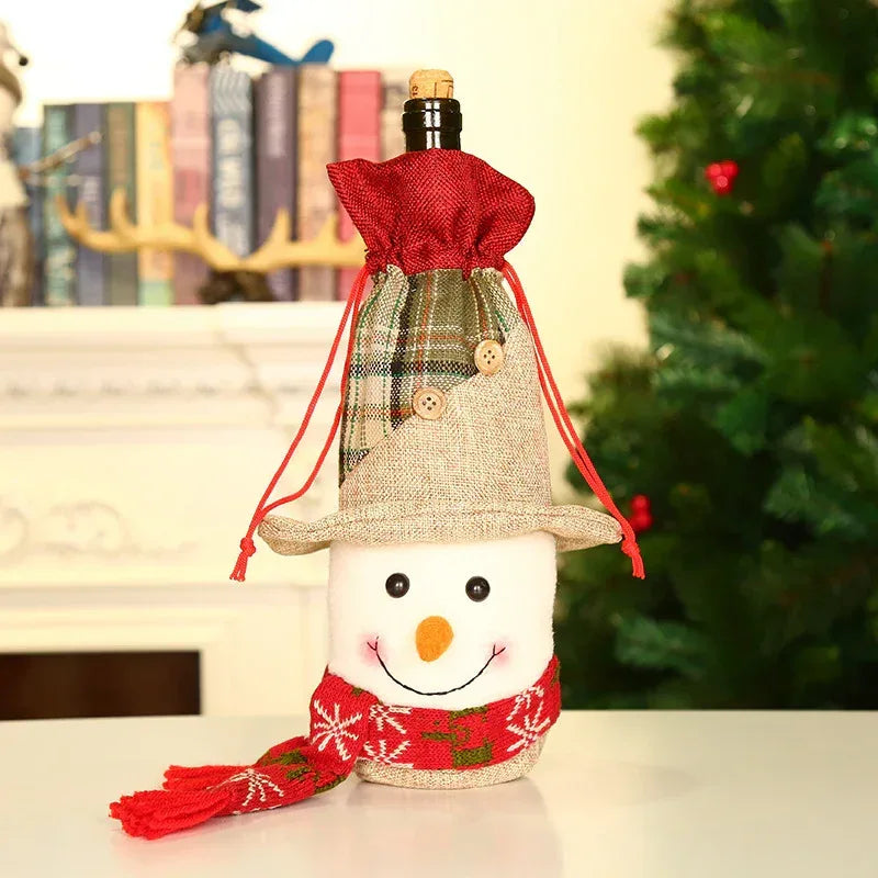 christmas-decorations-christmas-wine-bottle-socks - Viexta