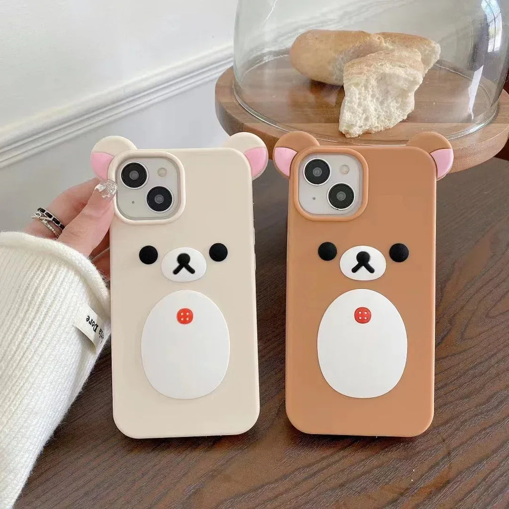 cute-cartoon-silicone-iphone-case - Viexta