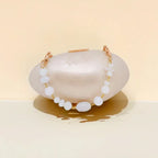 Shell Color Acrylic Dinner Clutch - Viexta