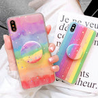Epoxy Rainbow Gradient iPhone Case - Viexta