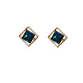 fashion-temperament-rhombus-zircon-stud-earrings - Viexta