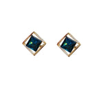 fashion-temperament-rhombus-zircon-stud-earrings - Viexta
