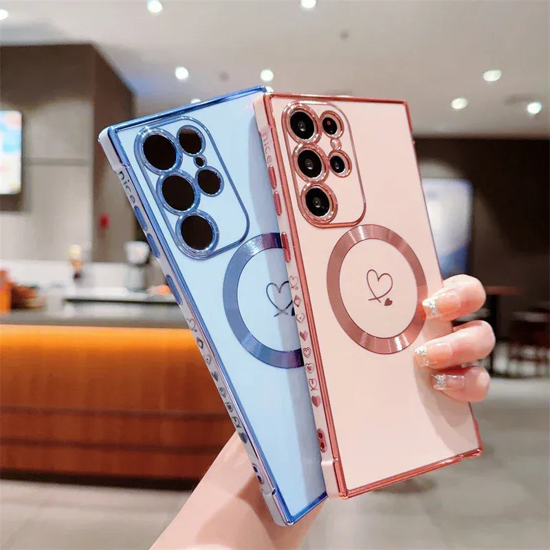 four-corner-drop-resistant-magnetic-samsung-phone-case - Viexta