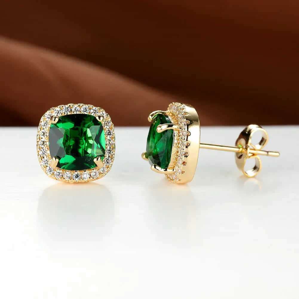 Korean-style Zircon Stud Earrings - Viexta