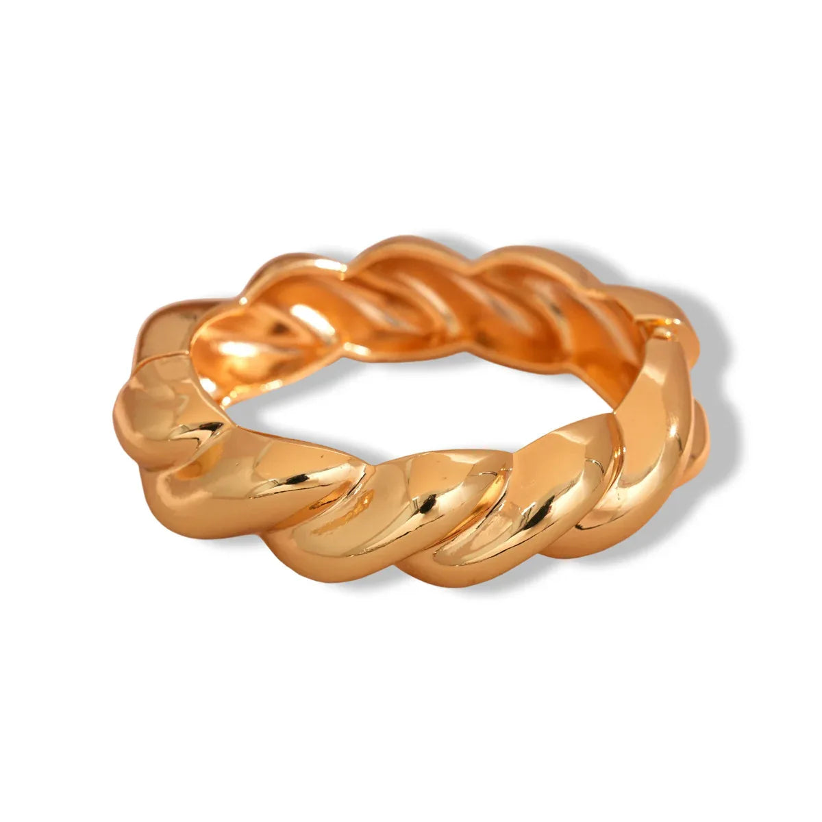 Metal Twist Open Bangle