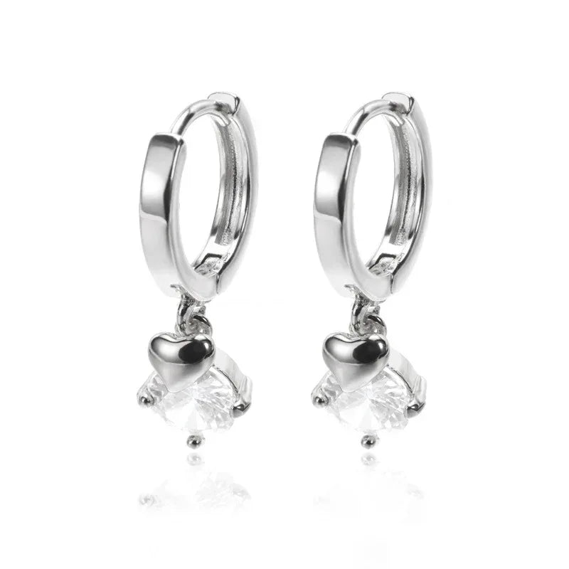 Micro Inlaid Zircon Eardrops - Viexta