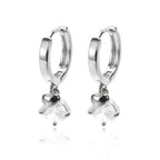 Micro Inlaid Zircon Eardrops - Viexta