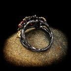 Flower Angel Two-Tone Ring