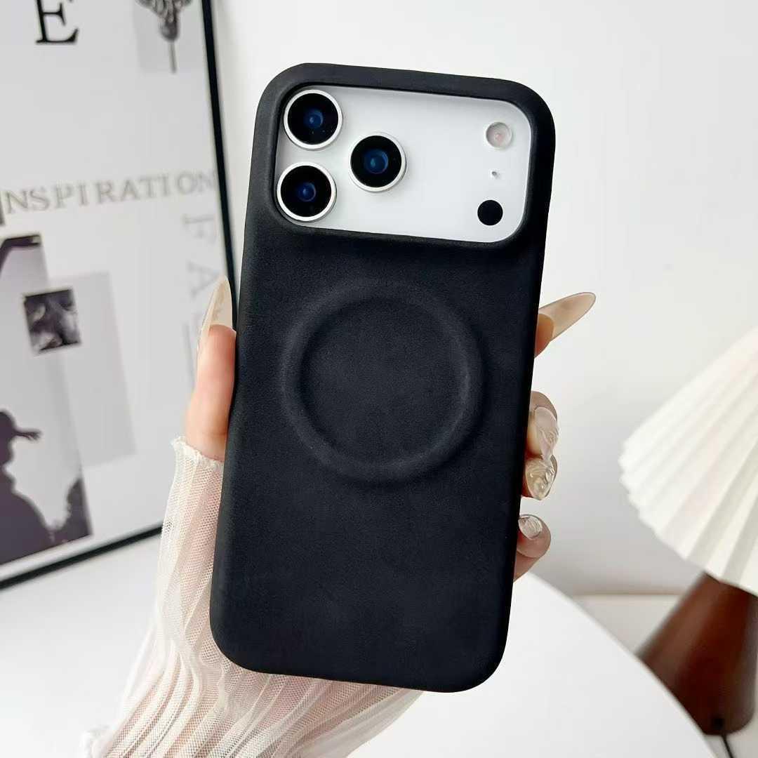 Minimalist Solid-color Magnetic iPhone Case - Viexta