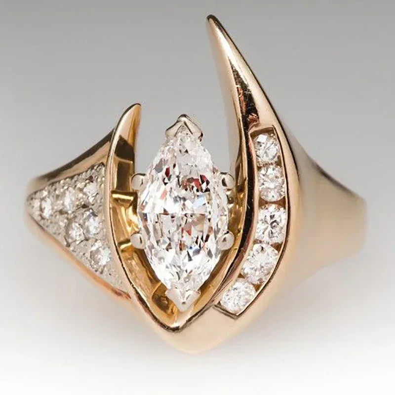 Zircon Exquisite Ladies Ring - Viexta