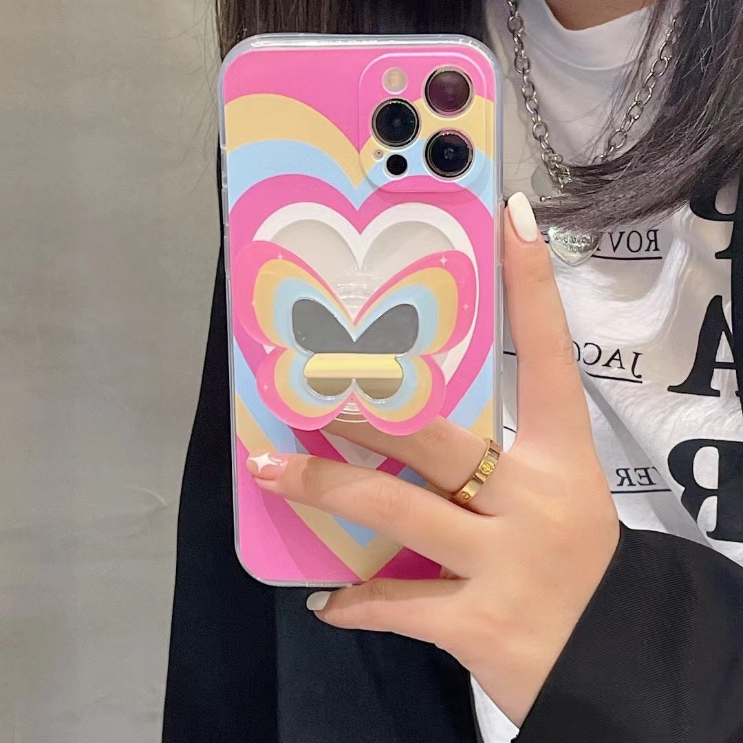 Color Butterfly Silicone Phone Case for IPhone