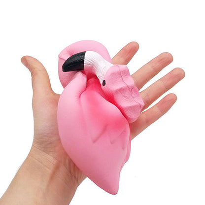 Flamingo decompression squishy toy