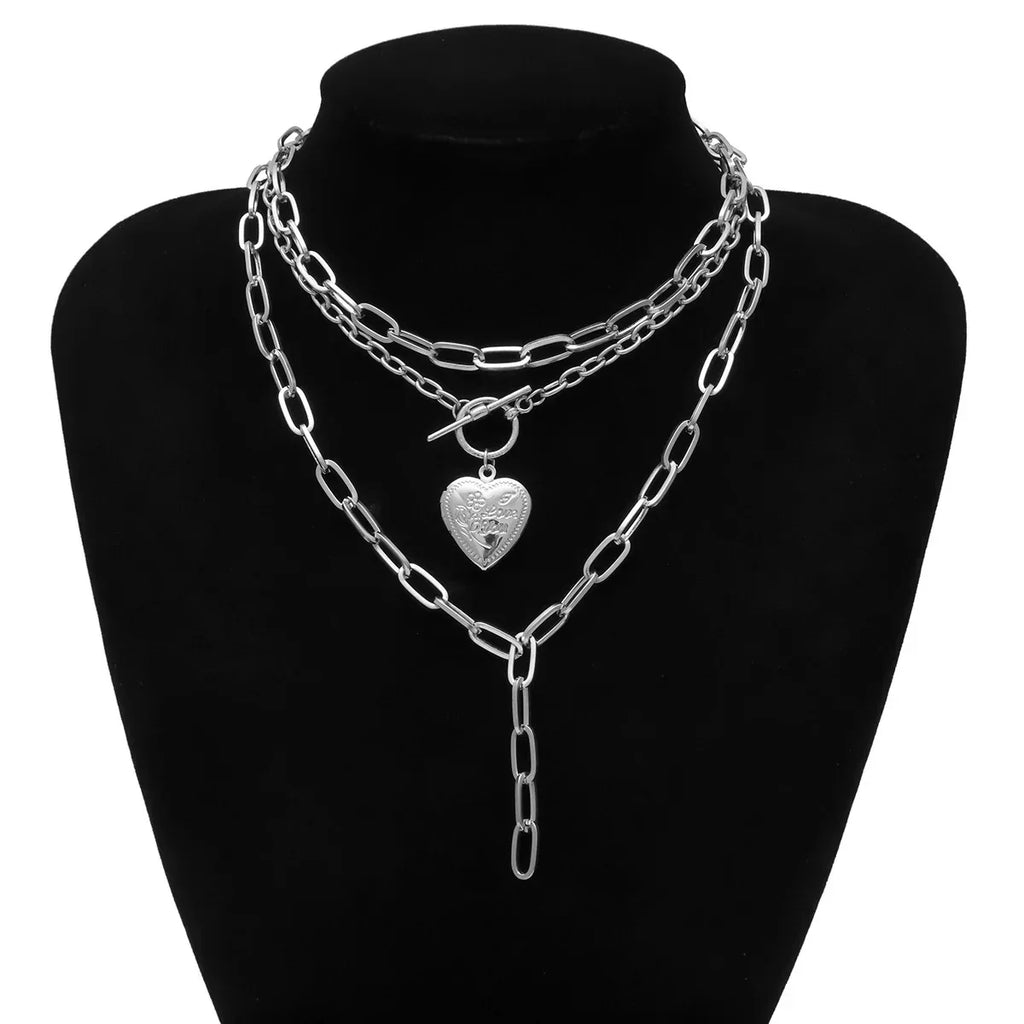 Geometric Thick Tassel Necklace - Viexta