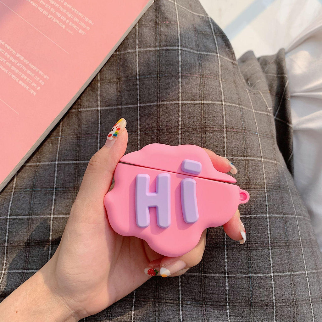 HI BYE Cloud 3D IPHONE AirPods Case - Viexta