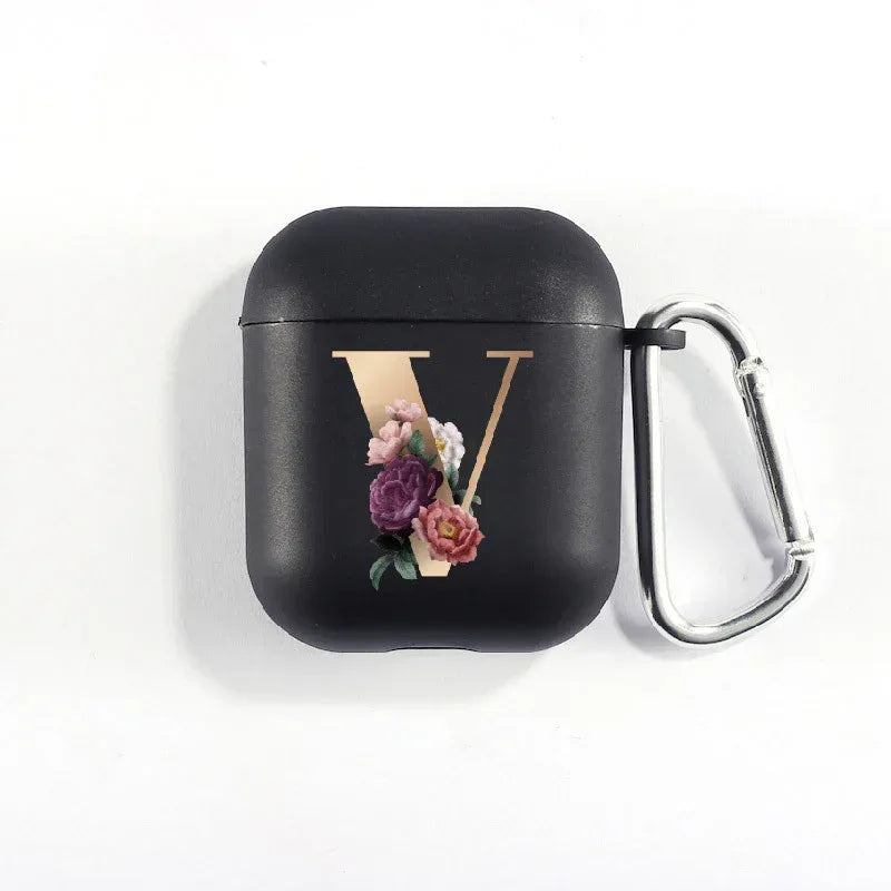 26 Alphabet Flower Airpods Cover - Viexta