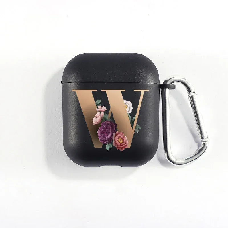 26 Alphabet Flower Airpods Cover - Viexta