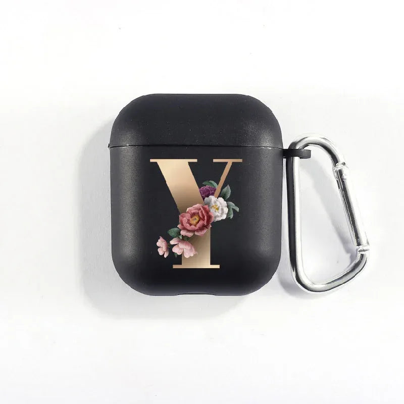 26 Alphabet Flower Airpods Cover - Viexta
