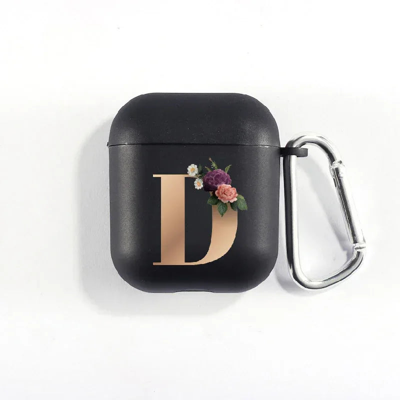 26 Alphabet Flower Airpods Cover - Viexta