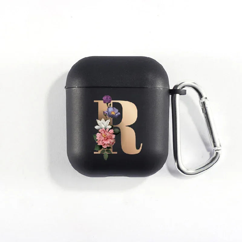 26 Alphabet Flower Airpods Cover - Viexta
