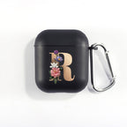 26 Alphabet Flower Airpods Cover
