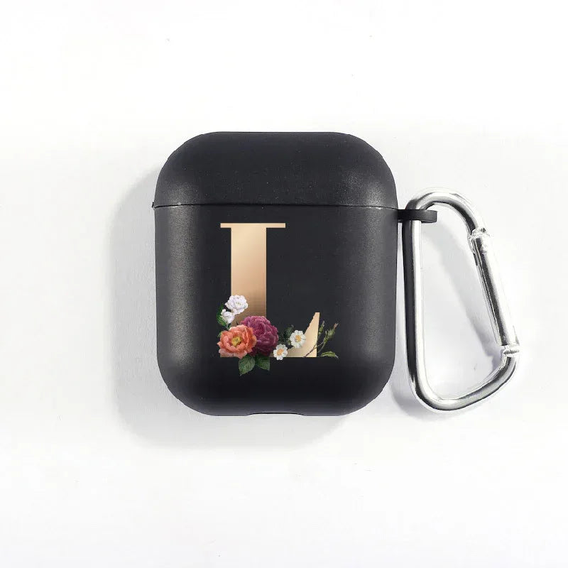 26 Alphabet Flower Airpods Cover - Viexta