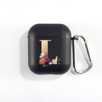 26 Alphabet Flower Airpods Cover