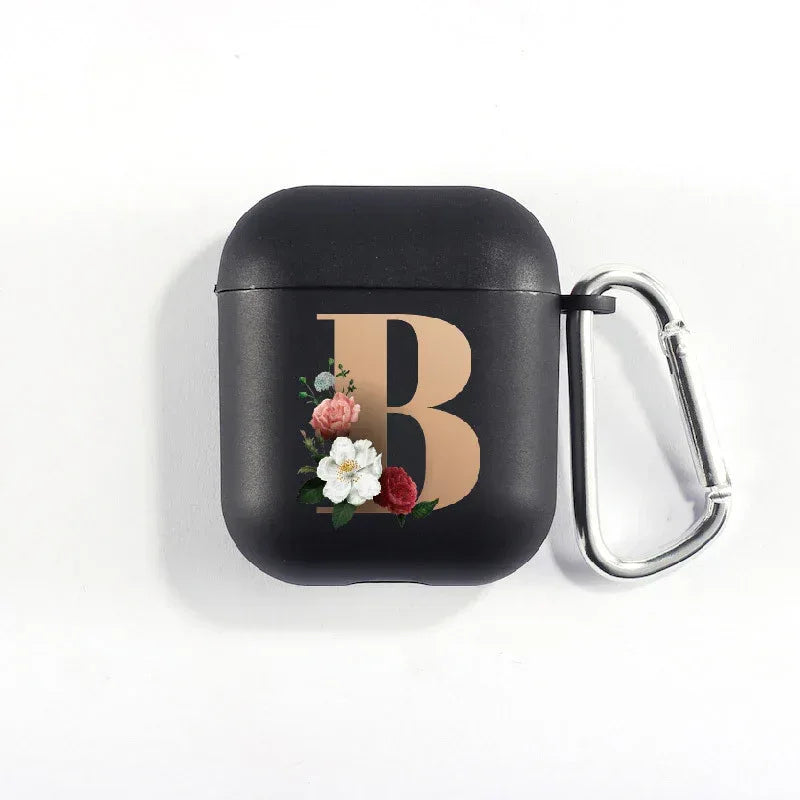 26 Alphabet Flower Airpods Cover - Viexta