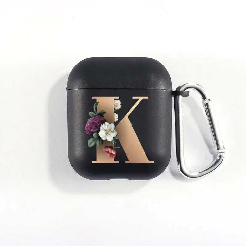 26 Alphabet Flower Airpods Cover - Viexta
